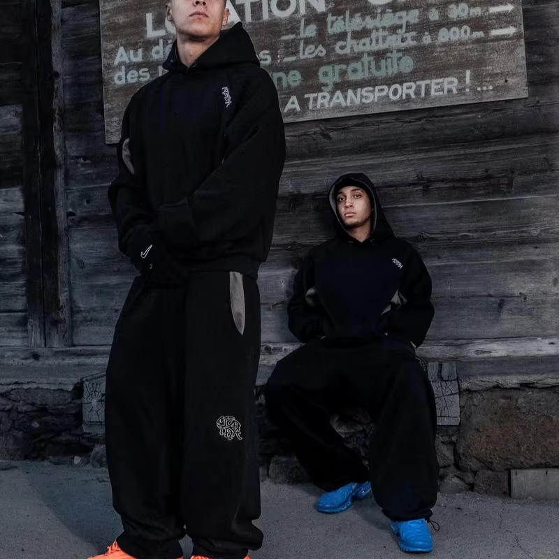 Embroidery In The Piece - Autumn Winter Men's Y2K Streetwear Vintage