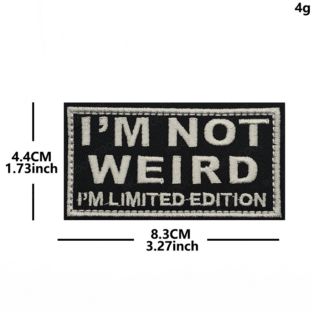 Funny Saying English Letter In - Embroidery Quote recension och pris