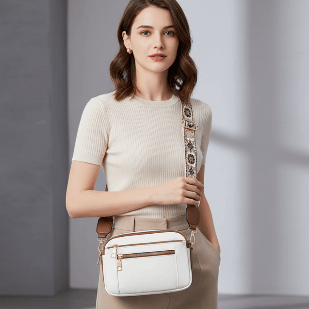 Vegan PU Leather Color Block H - Embroidery On Leather recension och pris