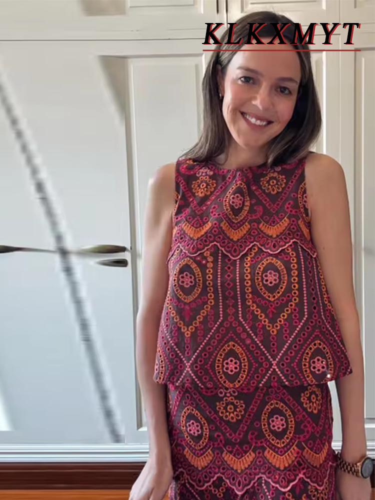 Woman Sexy Fashion Printed Emb - Embroidery In The Piece recension och pris