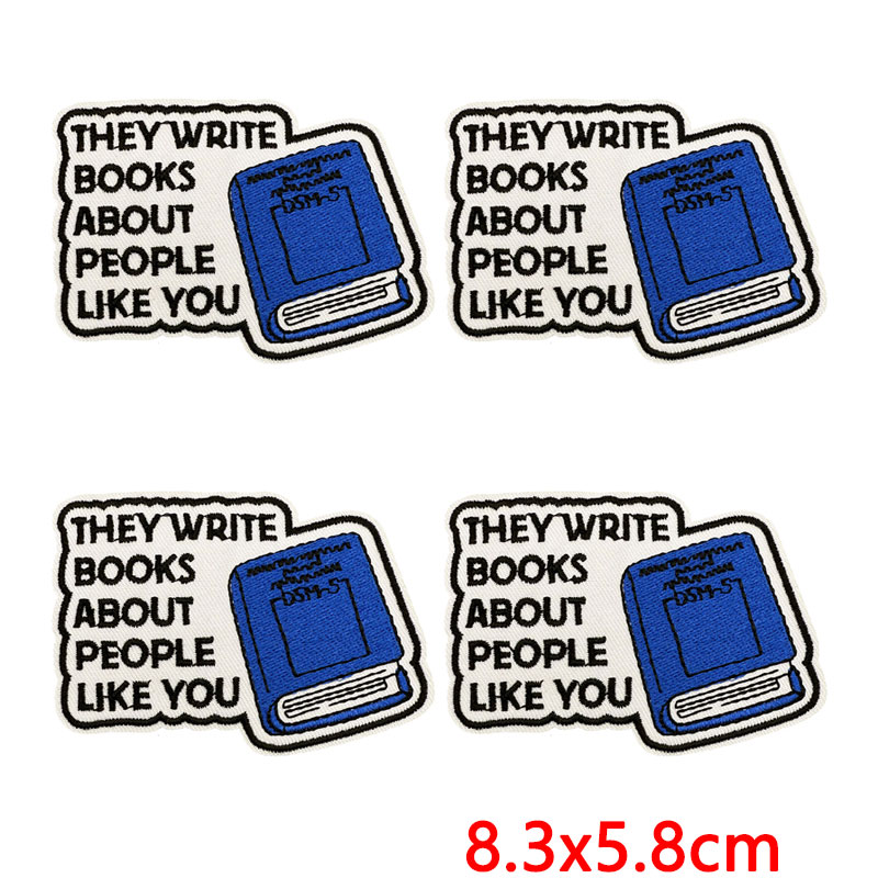10Pcs Funny Sarcastic Quote Em - Embroidery Quote recension och pris