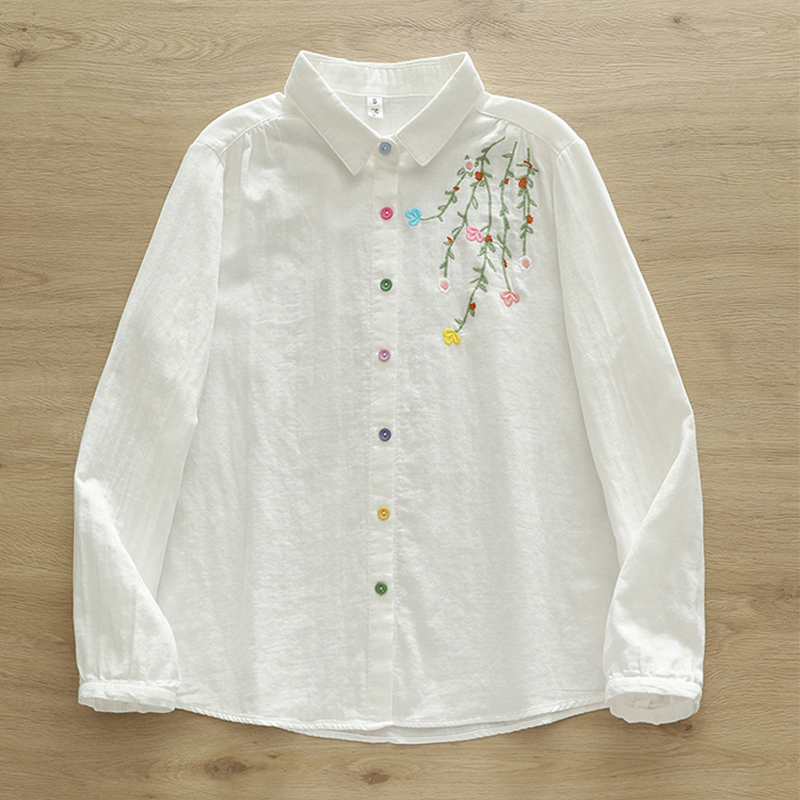 Autumn Double-layer Cotton Lon - Embroidery Artist recension och pris