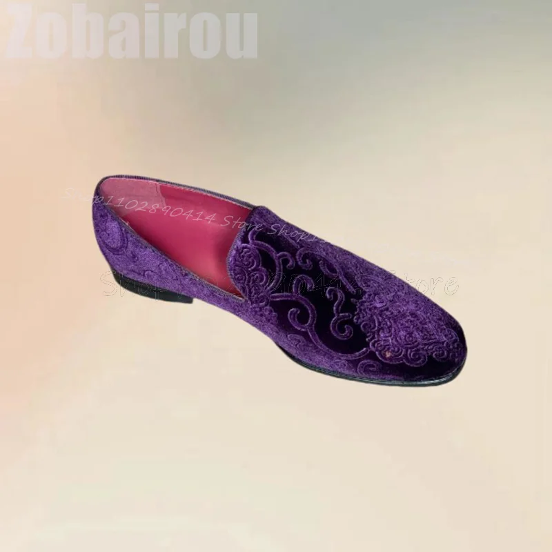 Purple Embroidery Design Suede - Embroidery On Leather recension och pris