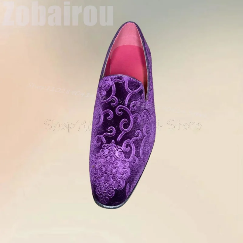 Purple Embroidery Design Suede - Embroidery On Leather recension och pris