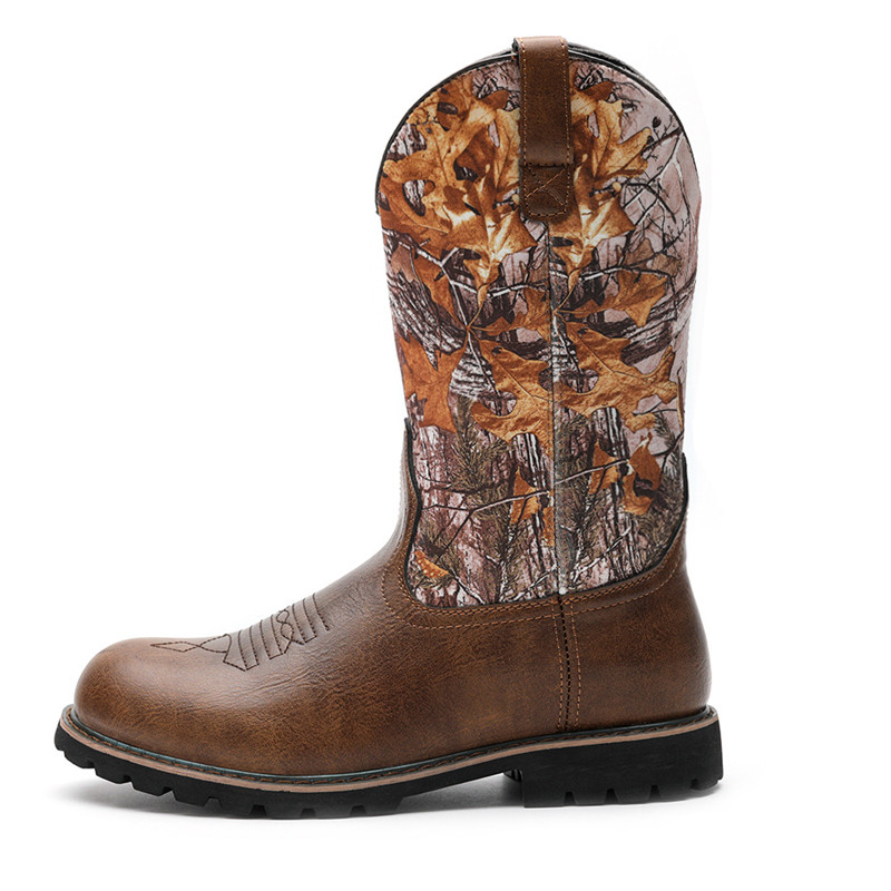 Large Size 48 Men's Boots Clas - Embroidery On Leather recension och pris