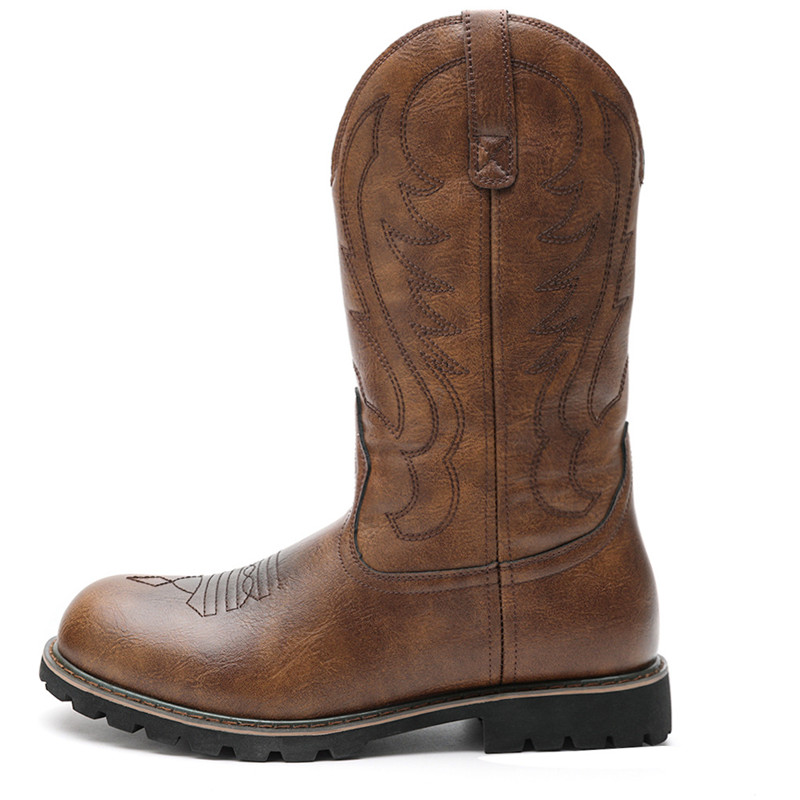 Large Size 48 Men's Boots Clas - Embroidery On Leather recension och pris
