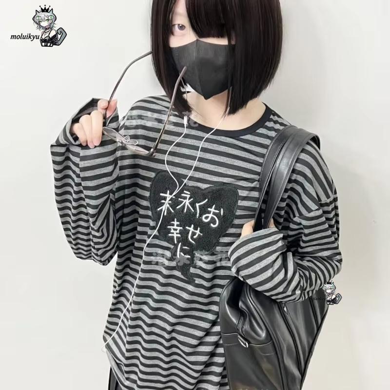 Y2K American Punk Vintage O Ne - Embroidery Blouse recension och pris