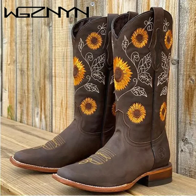 Designer Women Coffee Brown Em - Embroidery On Leather recension och pris