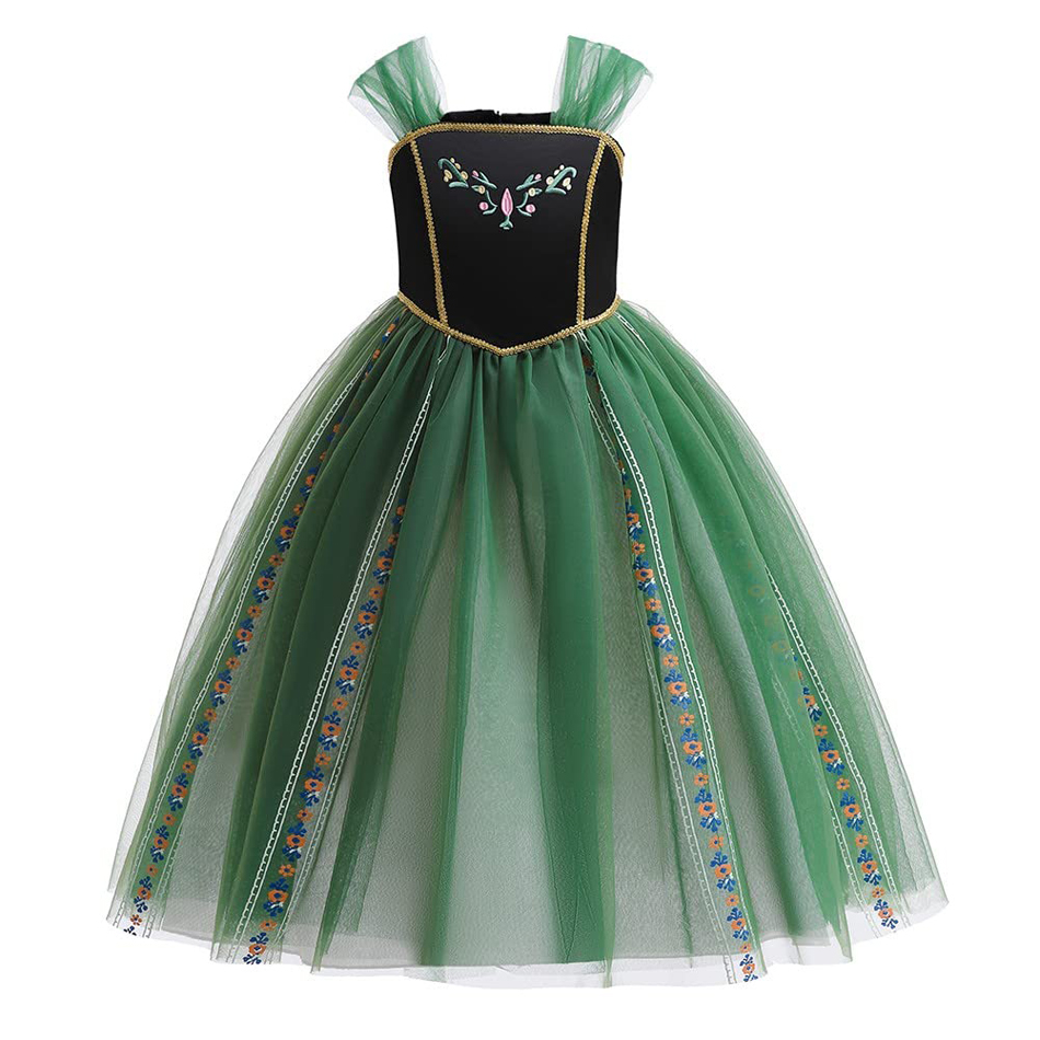 Dress For Anna Cosplay Princes - Embroidery Jersey recension och pris