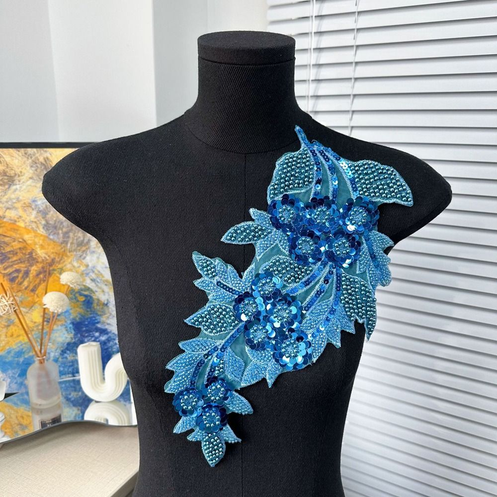 Fashion 3D Sequin Flower Patch - Embroidery Patch recension och pris