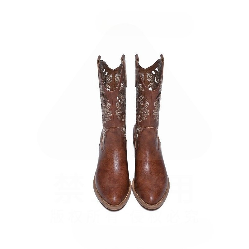 Retro Women Shoes Exquisite Ge - Embroidery On Leather recension och pris