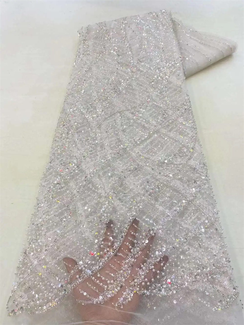 Wholesale 2025 African Sequins - Embroidery Jersey recension och pris