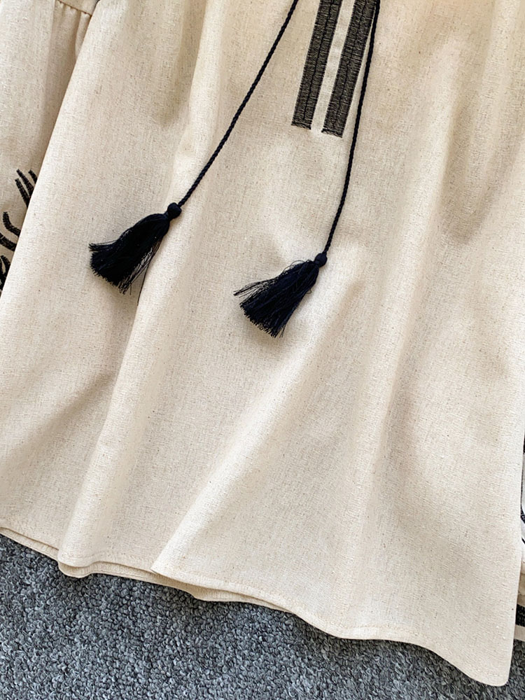 Women Bohemian-style Blouse Em - Embroidery Blouse recension och pris