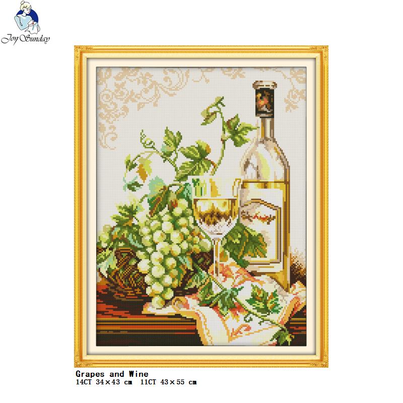 Wine and Bottle Collection Pri - Embroidery Kitchen recension och pris