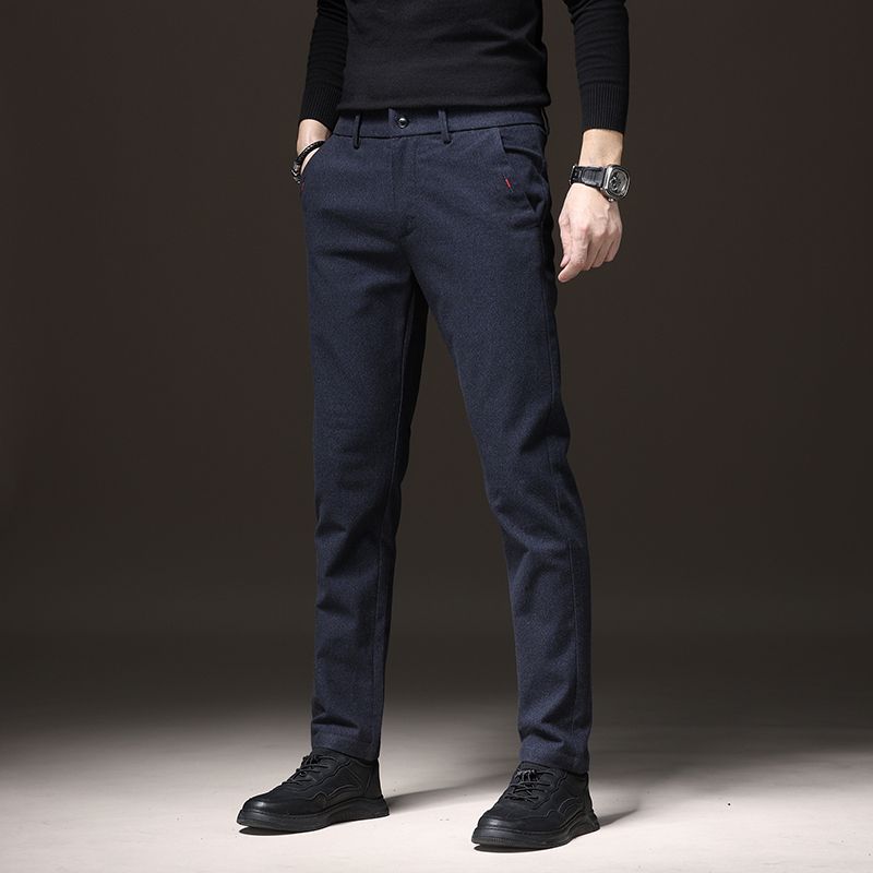 Spring Autumn Men's Casual Pan - Embroidery Jersey recension och pris