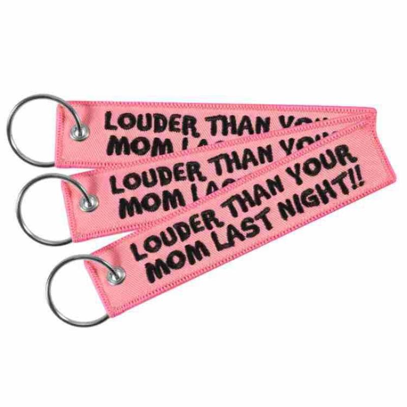 LOUDER THAN YOUR MOM Quotes Ke - Embroidery Quote recension och pris
