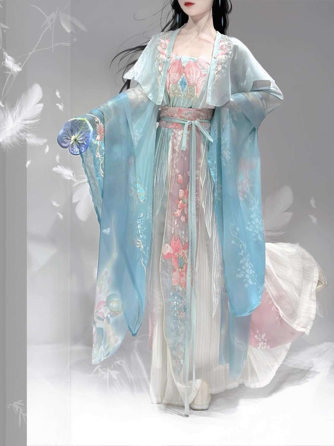 New Hanfu Wei Jinfeng Heavy In - Embroidery In The Piece recension och pris